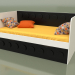3d модель Диван-ліжко для дитини з 1-м ящиком (Black) – превью