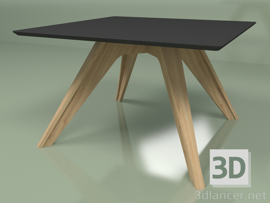 modèle 3D Table à manger TA03 (noir) - preview