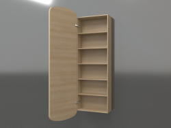 Espejo (con cajón abierto) ZL 17 (460x200x1500, blanco madera)