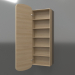 3d model Mirror (with open drawer) ZL 17 (460x200x1500, wood white) - preview