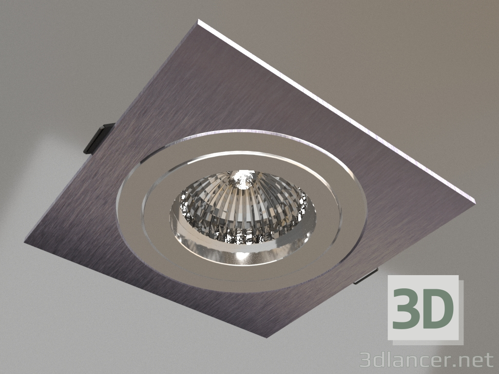 Modelo 3d Luminária de encastrar (C0006) - preview