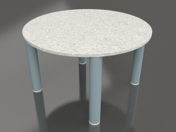 Coffee table D 60 (Blue grey, DEKTON Sirocco)