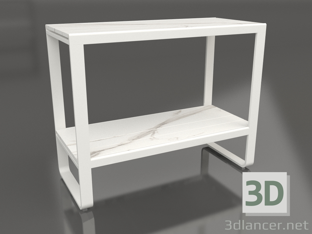 3d model Shelf 90 (DEKTON Aura, Agate gray) - preview