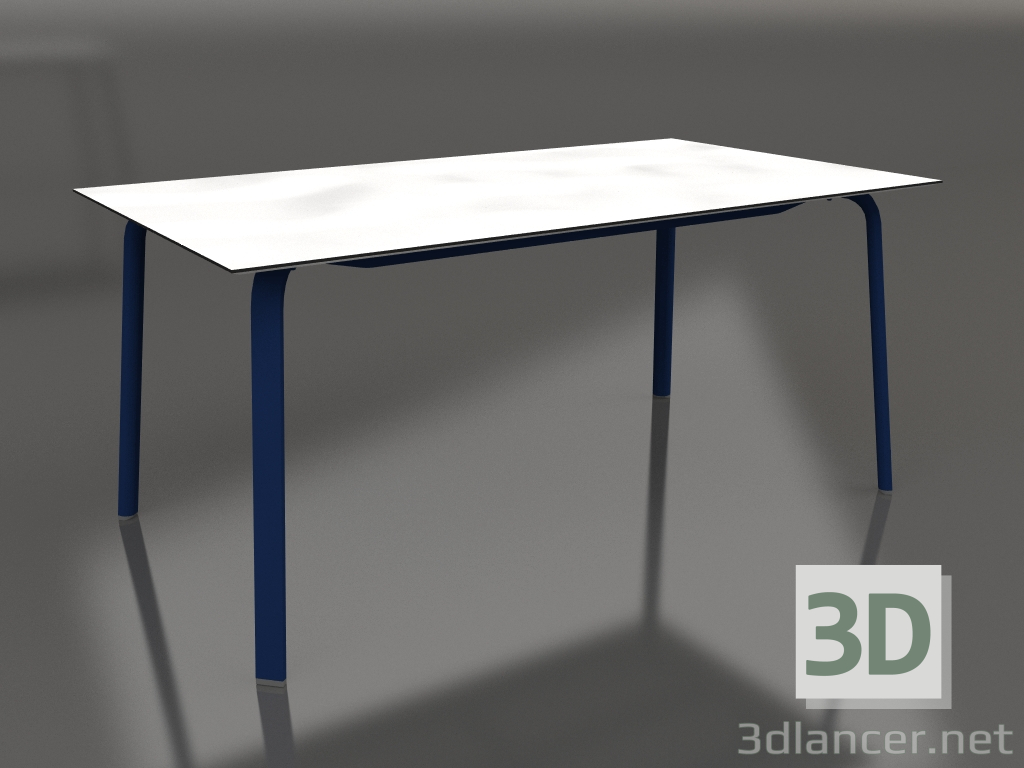 modèle 3D Table à manger 160 (Bleu nuit) - preview