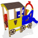 3d модель Детский паровозик – превью