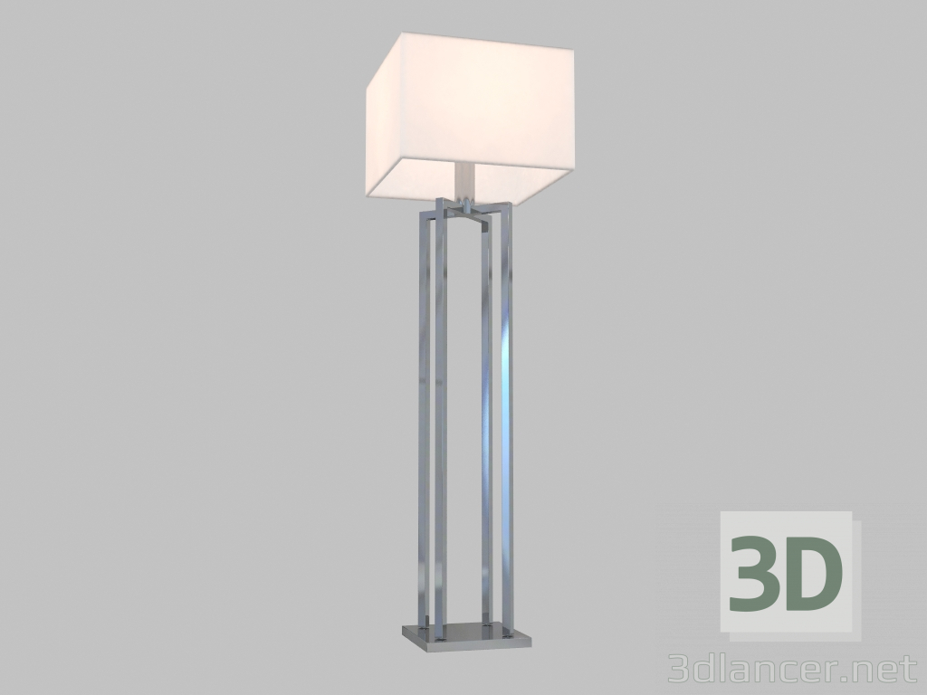 3D Modell Stehlampe (3201FL weiß) - Vorschau