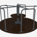modèle 3D Carrousel pour aire de jeux pour enfants (6503L) - preview