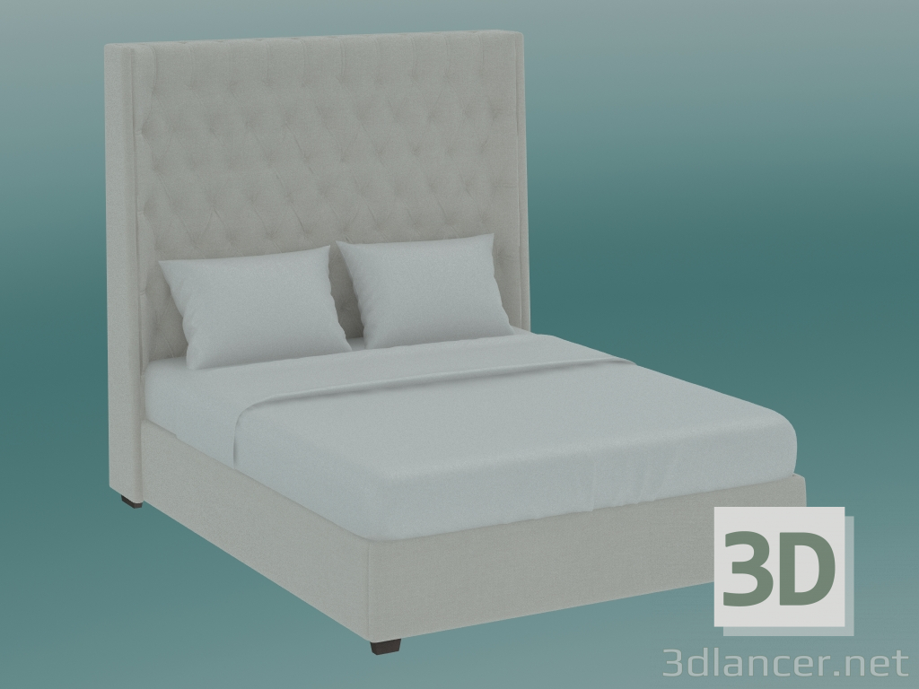 3d модель Кровать двуспальная Грантем – превью