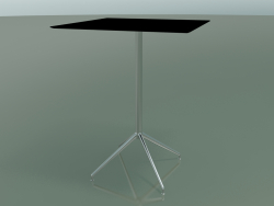 Quadratischer Tisch 5749 (H 103 - 79 x 79 cm, Schwarz, LU1)