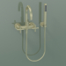 3d model Wall-mounted bath mixer with hand shower (25 133 892-28) - preview