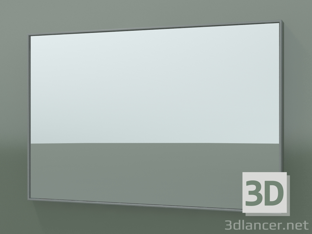 3D modeli Ayna Rettangolo (8ATCB0001, Gümüş Gri C35, H 48, L 72 cm) - önizleme