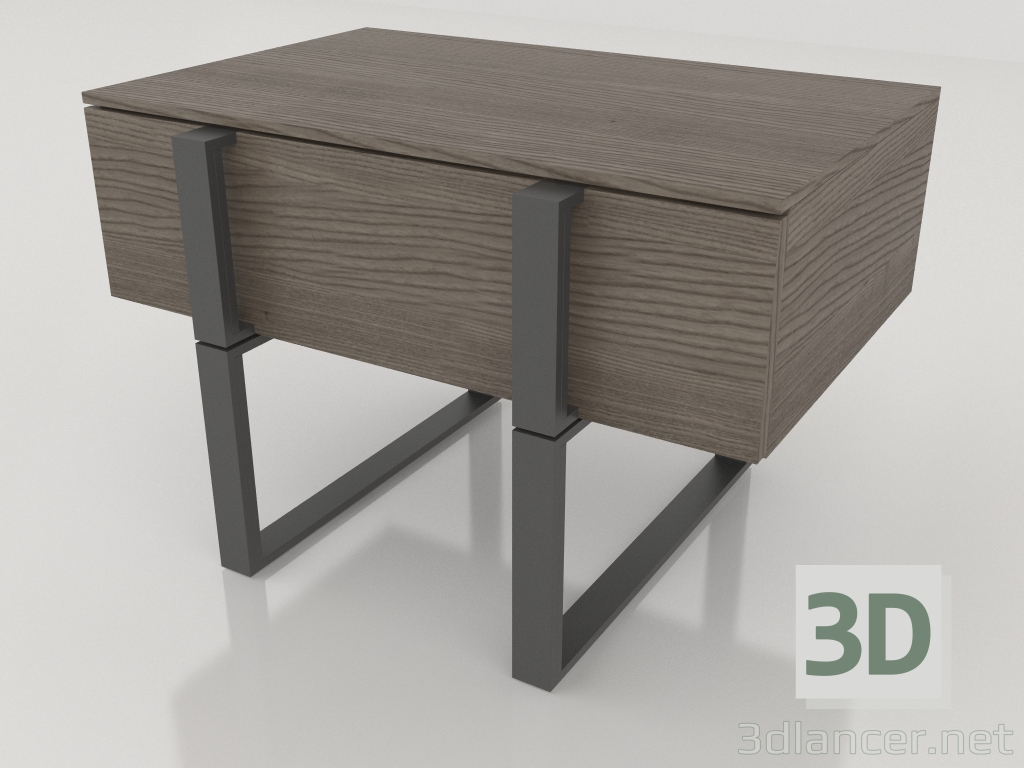 3d model Bedside cabinet (dark) - preview