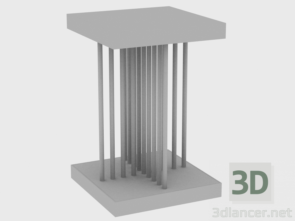 3d model Coffee table HOPPER SMALL TABLE (35X35XH53) - preview