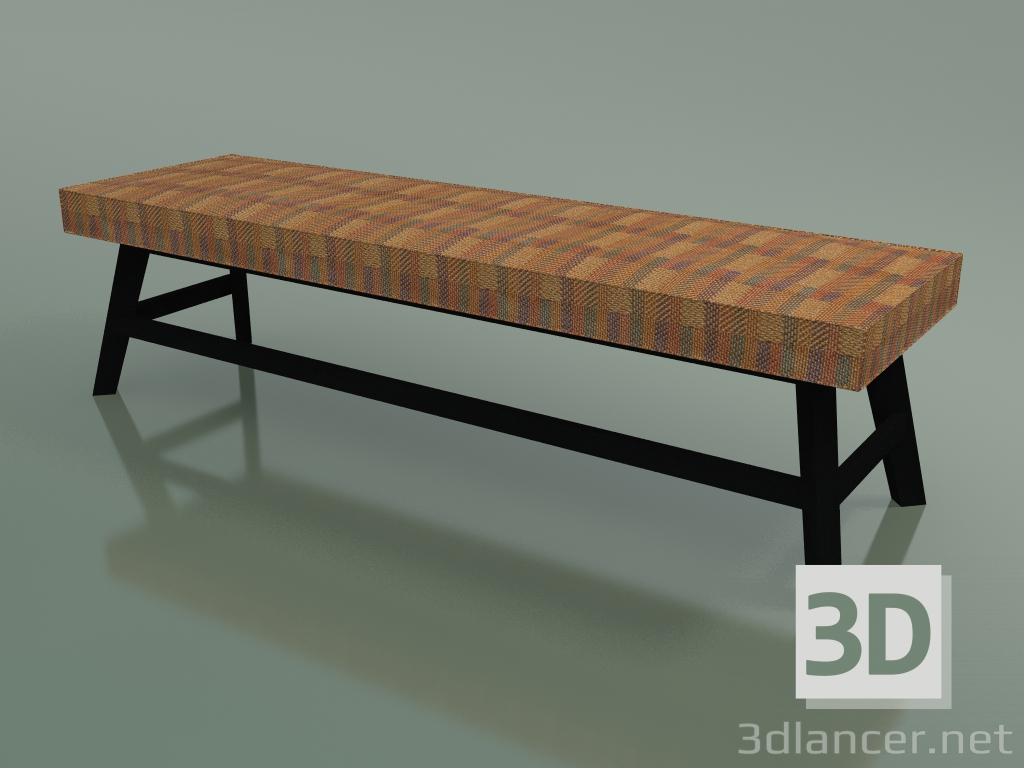 3d model Bench (15, Black) - preview