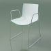 3d model Chair 0278 (on rails with armrests, two-tone polypropylene) - preview