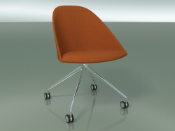 Chair 2219 (4 castors, CRO, with padding)