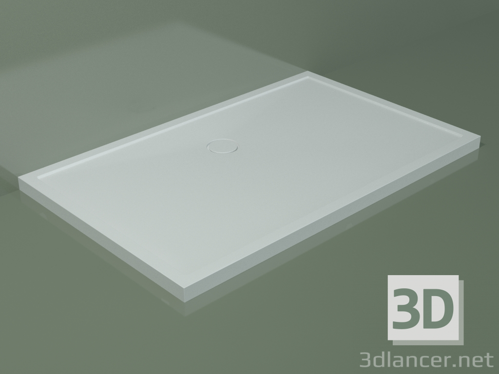 3D Modell Duschwanne Medio (30UM0143, Glacier White C01, 160x100 cm) - Vorschau