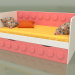 3d model Sofa bed for children with 1 drawer (Coral) - preview
