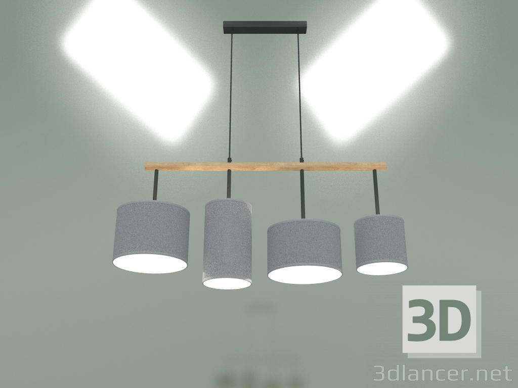 3d модель Подвесной светильник 4458 Deva Graphite – превью
