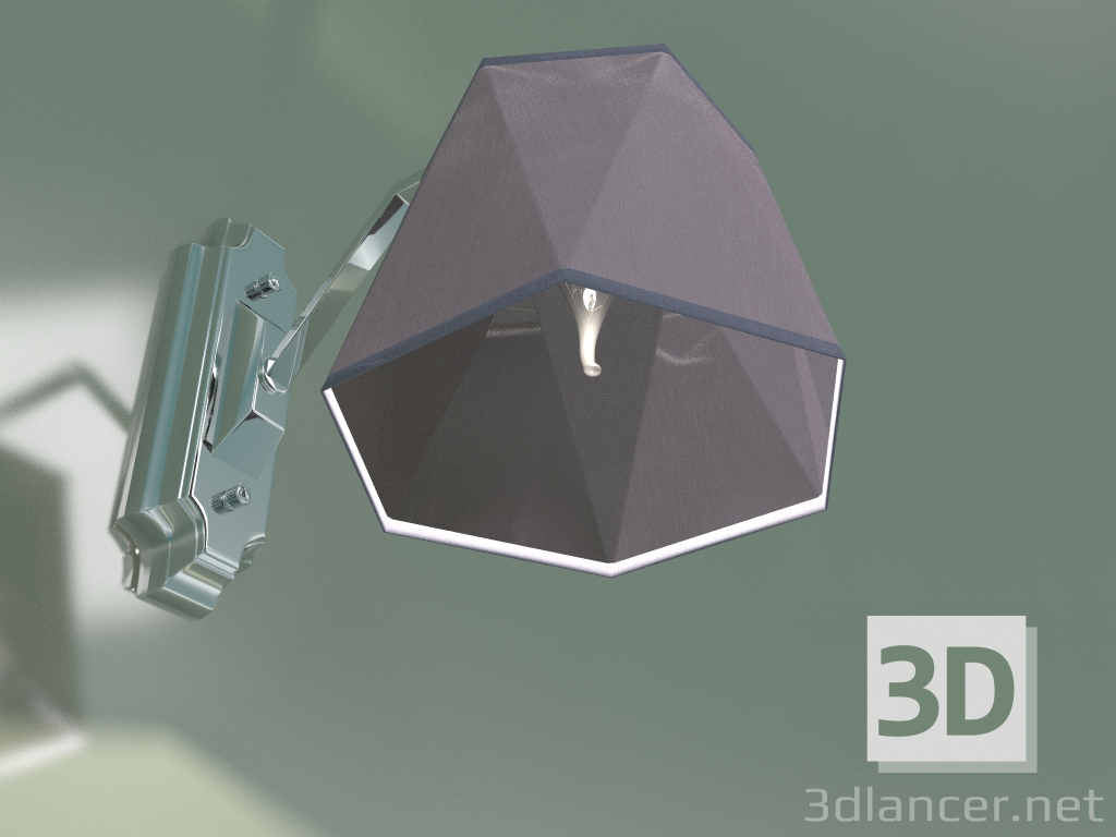 3D modeli Aplik 60076-1 (krom) - önizleme