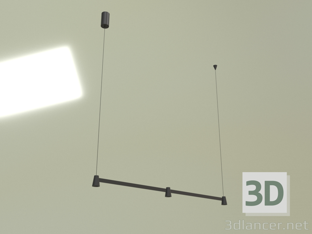 Modelo 3d Luminária pendente ARKO 3000K BK 13009 - preview