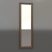 3d модель Зеркало ZL 18 (450x1500, wood brown light, black) – превью