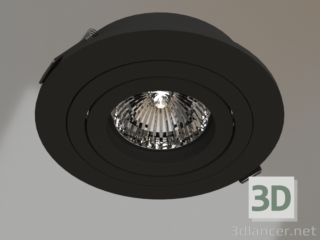 3d model Recessed luminaire (C0007) - preview