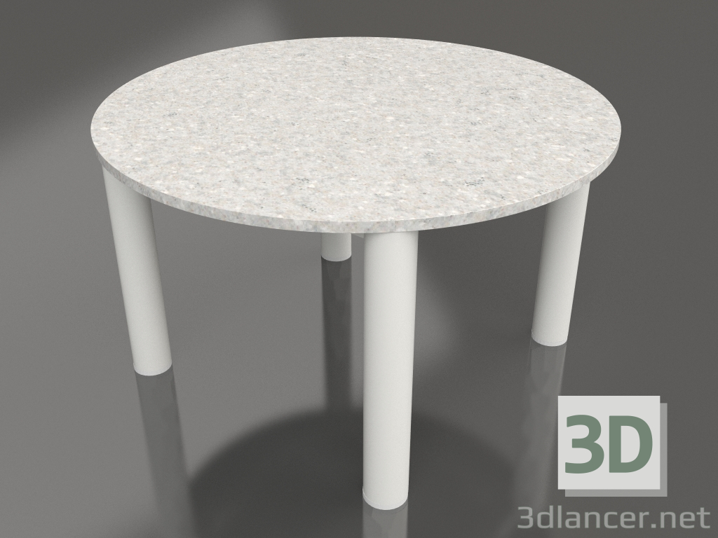 modello 3D Tavolino P 60 (Grigio agata, DEKTON Scirocco) - anteprima