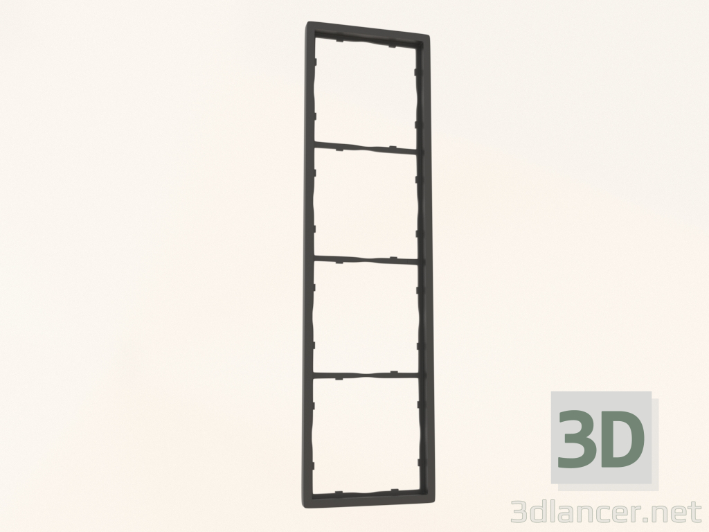 Modelo 3d Quadro 4-a (preto, DA21428) R98 - preview