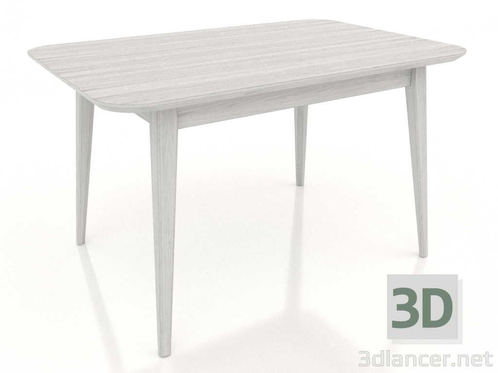 3d model Dining table 1200x800 mm (white RAL 9010) - preview