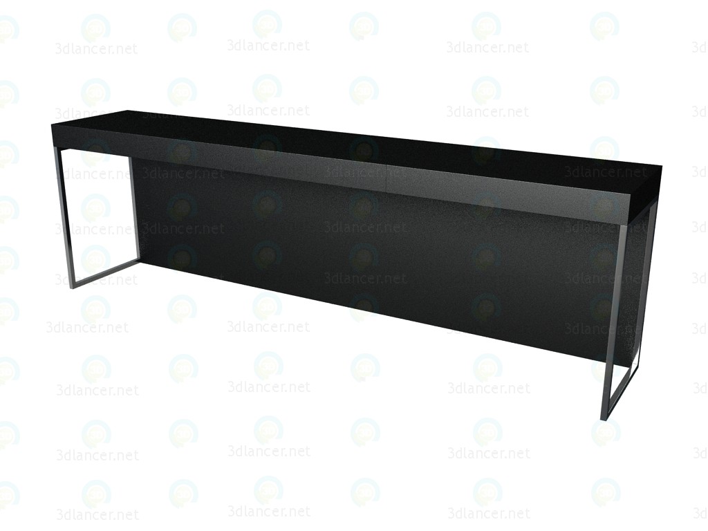 3d model Mesa de consola de TAS240C - vista previa