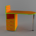 3D modeli Manikür için masalar - önizleme