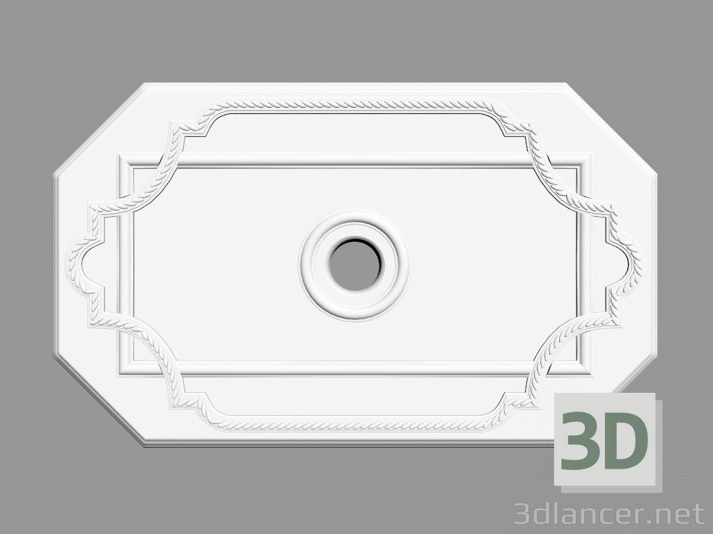 modèle 3D Sortie de plafond (P15) - preview