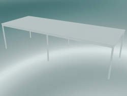 Tavolo rettangolare Base 300x110 cm (Bianco)