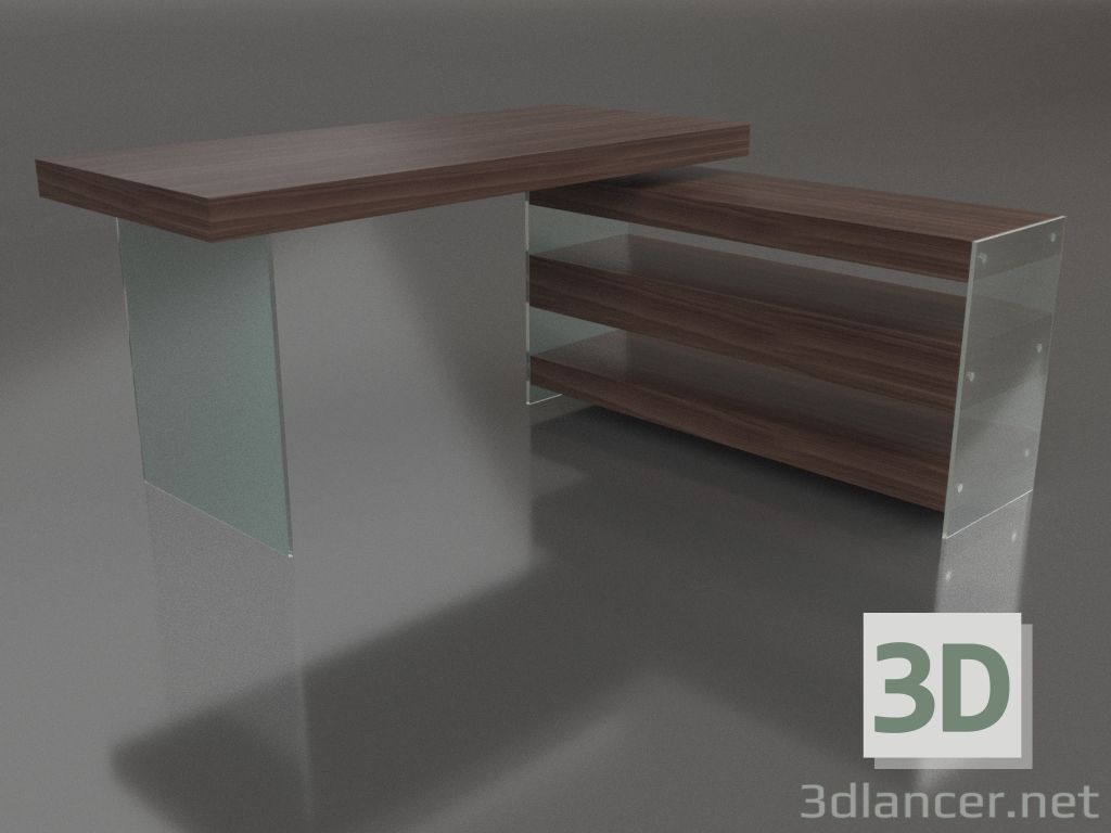 3d model Desk Attica (walnut) - preview