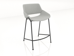 Bar stool with low legs