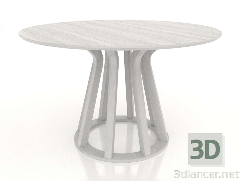 modèle 3D Table à manger Ø 1200 mm (blanc RAL 9010) - preview