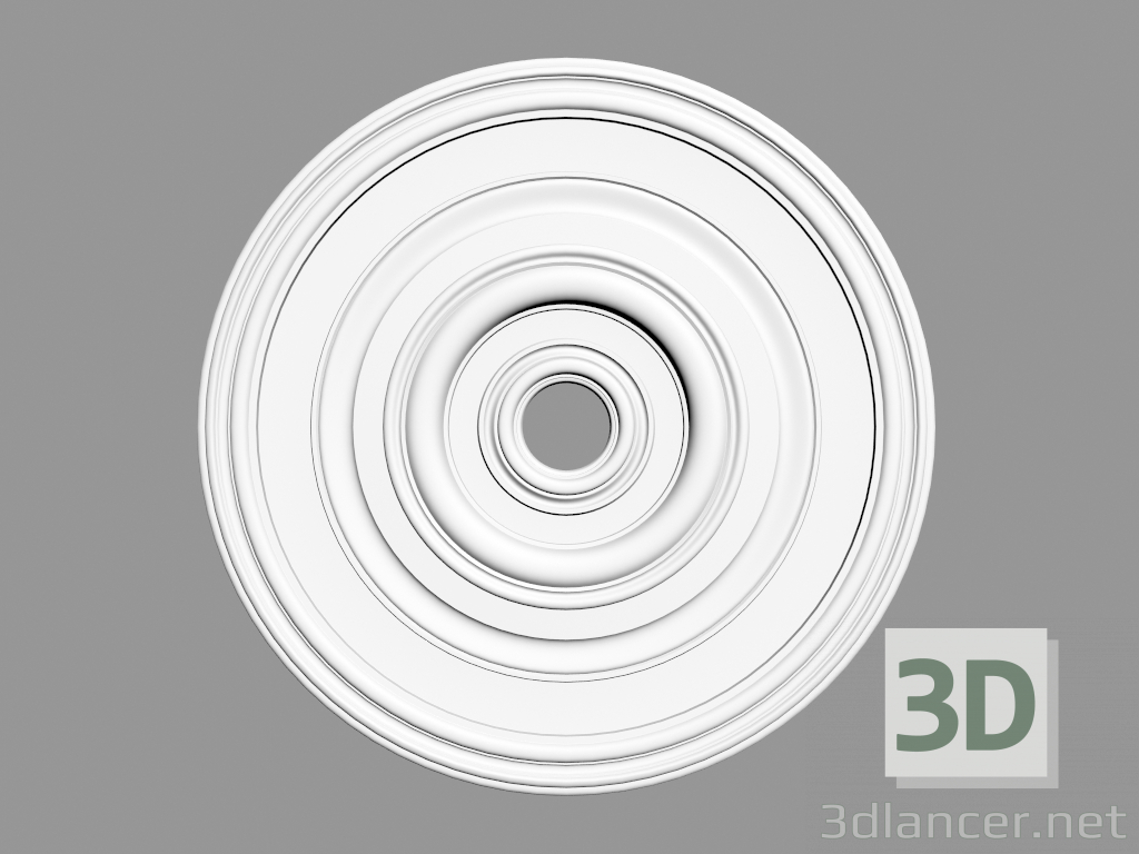 3D modeli Tavan çıkışı (P43) - önizleme