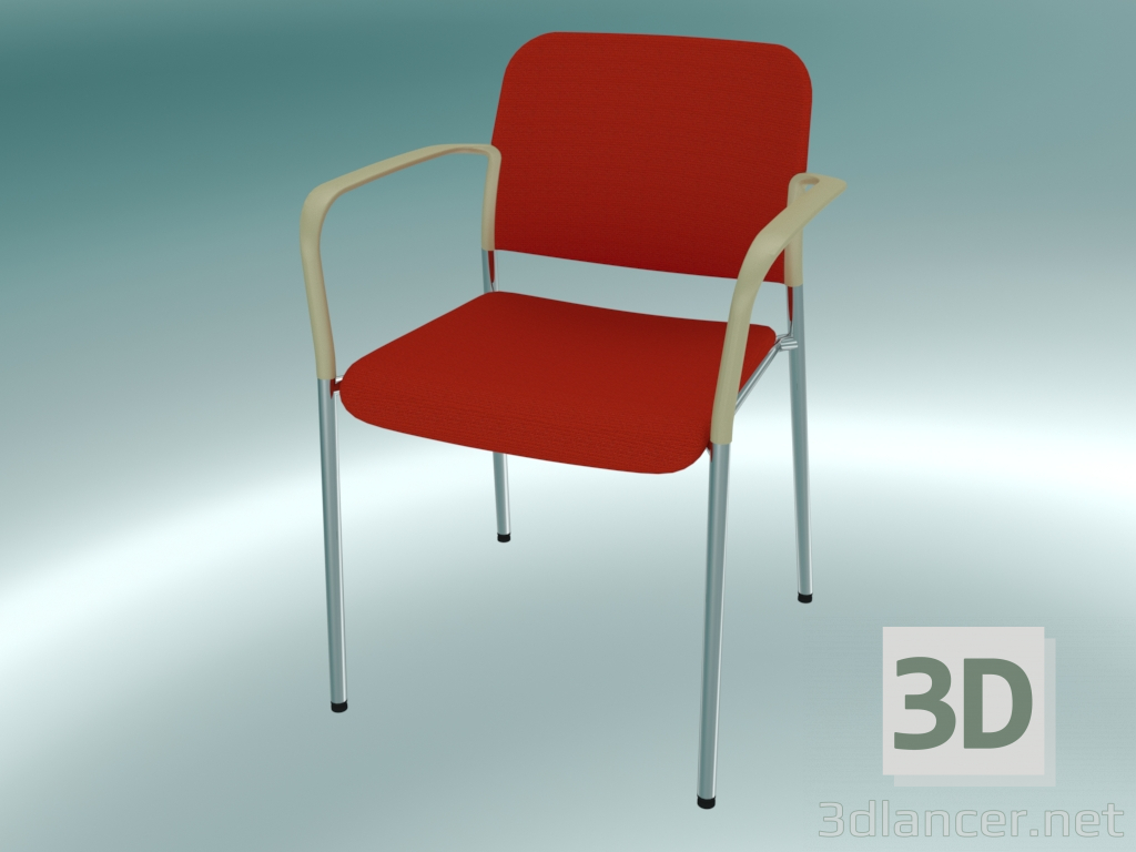 3D Modell Konferenzstuhl (500H 2P) - Vorschau