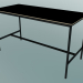 3d модель Стол прямоугольный Base High 85x190x105 (Black, Plywood, Black) – превью