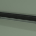 3d model Horizontal radiator RETTA (4 sections 1800 mm 60x30, glossy black) - preview