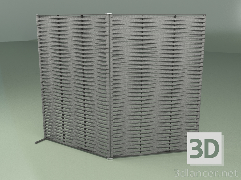 modello 3D Schermo 101 (cintura 25mm grigio) - anteprima