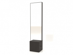 Miroir de sol ZL 03 (500x400x1900, bois brun foncé)