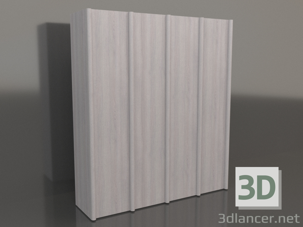 3D Modell Kleiderschrank MW 05 Holz (2465x667x2818, Holz hell) - Vorschau