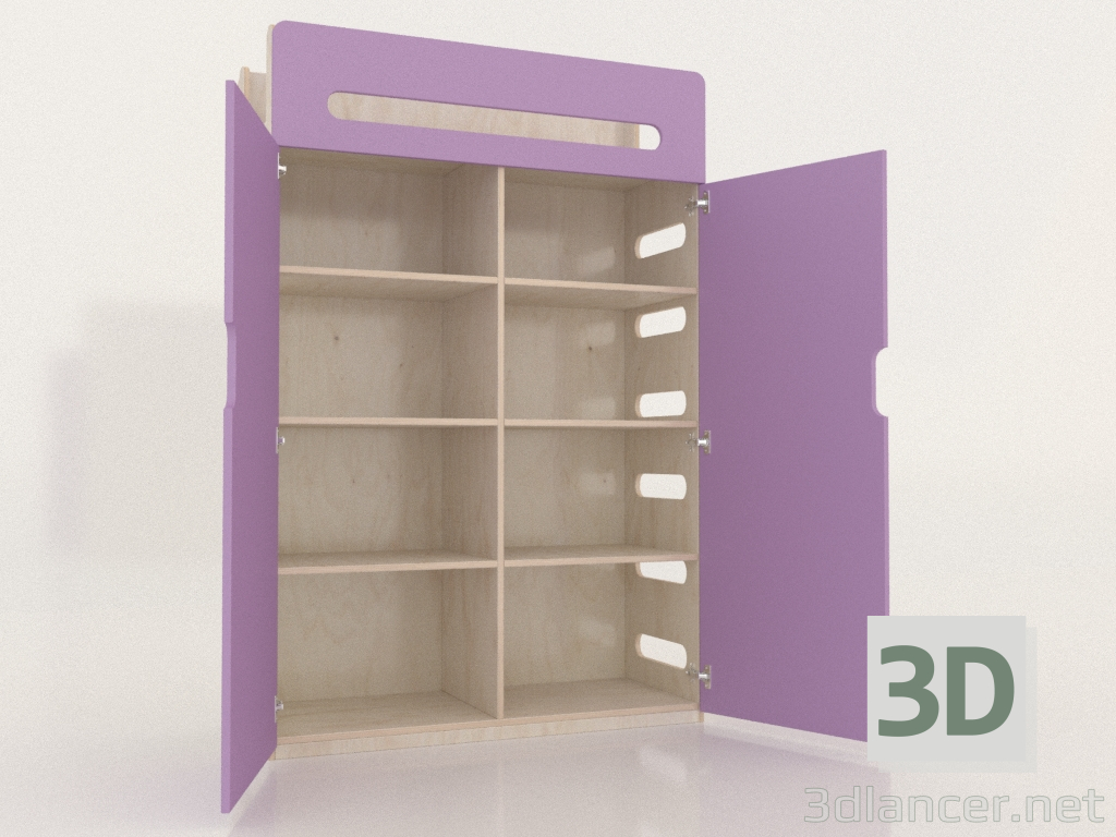 modèle 3D Armoire ouverte MOVE WB (WLMWB2) - preview