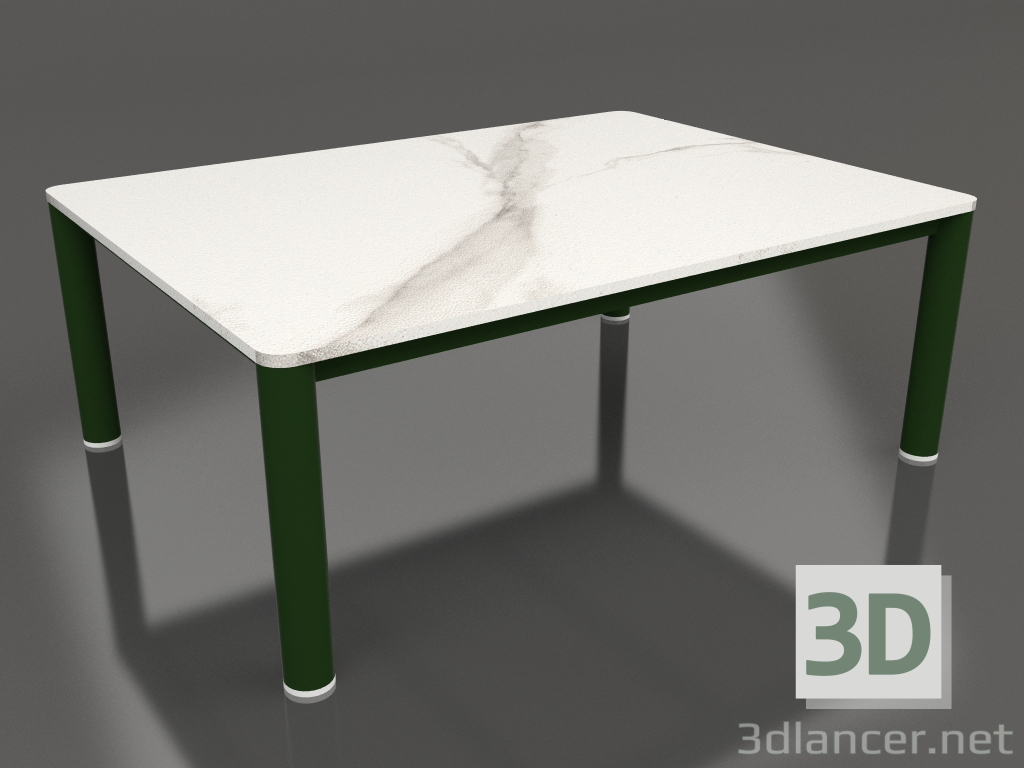 modello 3D Tavolino 70×94 (Verde bottiglia, DEKTON Aura) - anteprima