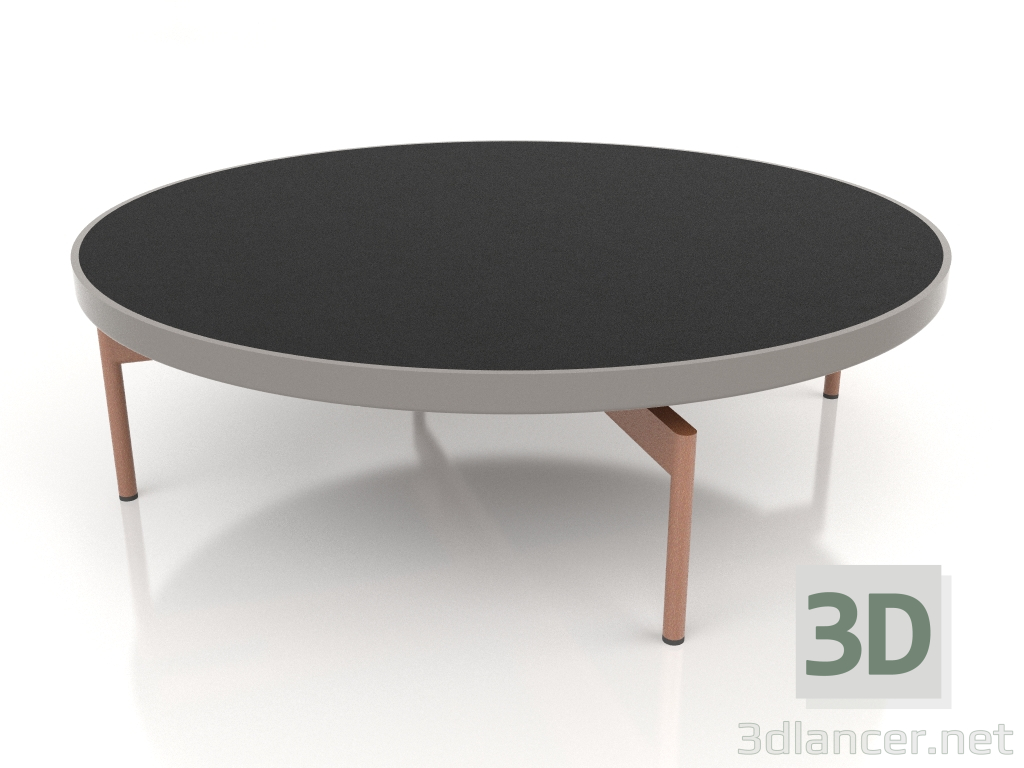 modèle 3D Table basse ronde Ø120 (Gris quartz, DEKTON Domoos) - preview