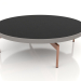 modello 3D Tavolino rotondo Ø120 (Grigio quarzo, DEKTON Domoos) - anteprima
