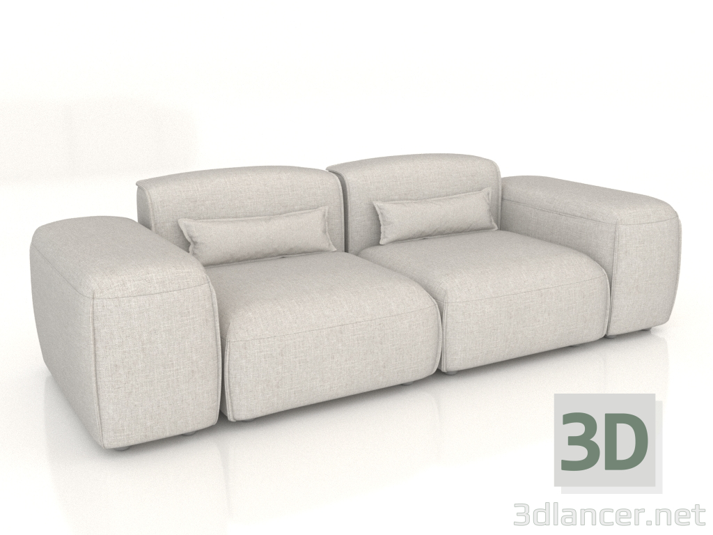 3d модель Диван Ласпи 240 см – превью 3d модель Диван Ласпи 240 см – превью