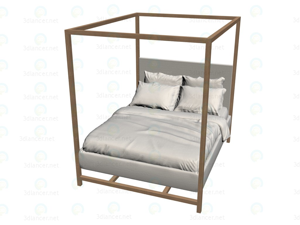 3 डी मॉडल बिस्तर ACLB 172 - पूर्वावलोकन